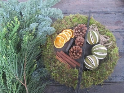 Christmas wreath making kit