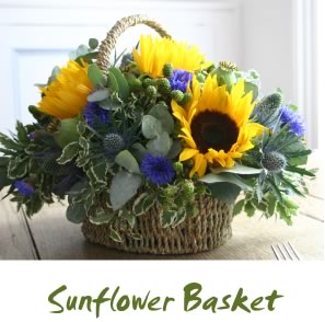 Sunflower Basket