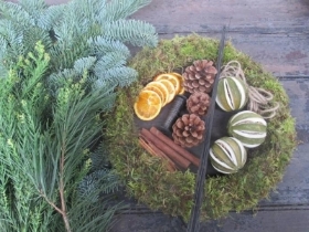 Christmas wreath making kit