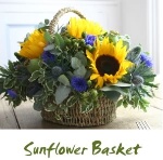 Sunflower Basket